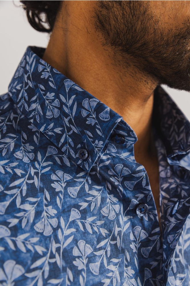 POPLIN OVERHEMD MET BORSTZAK 264 15911 5711
